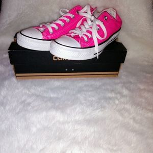 Converse All Star Low Top Hot Pink New Sz 7W 5 M